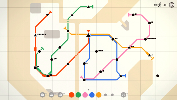 《迷你地铁》：构建轨道上的城市脉络